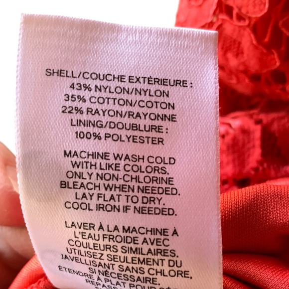 Express dress lace overlay size 0 NWT - Picture 8 of 8